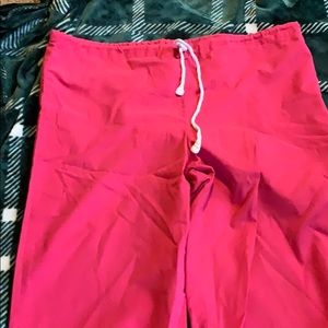 Bright pink scrub ( NO POCKETS)